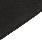 24" x 42" Fitted Polyester Tablecloth - Black
