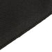 24" x 42" Fitted Polyester Tablecloth - Black