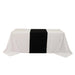 24" x 72" Premium Polyester Table Runner RUN_PRM_2472_BLK