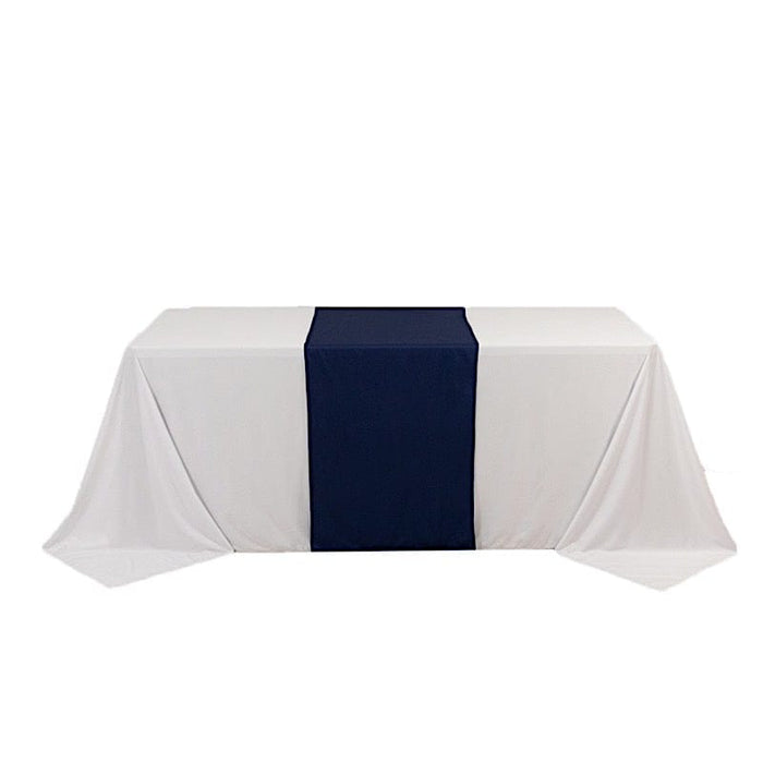 24" x 72" Premium Polyester Table Runner RUN_PRM_2472_NAVY