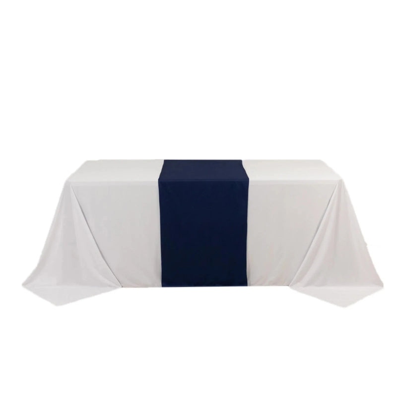 24" x 72" Wide Polyester Table Runner RUN_POLY_2472_NAVY