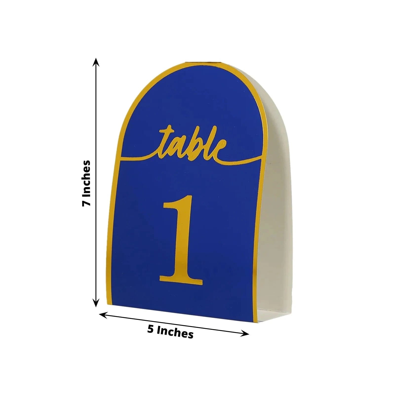 25 Arch Wedding Table Numbers with Metallic Gold Foil 1-25 Numbers Print