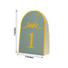 25 Arch Wedding Table Numbers with Metallic Gold Foil 1-25 Numbers Print