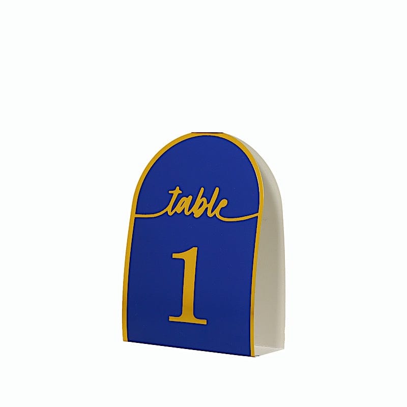 25 Arch Wedding Table Numbers with Metallic Gold Foil 1-25 Numbers Print FAV_BOARD_PAP02_DOME01_ROY