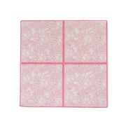 25 Cocktail Paper Napkins with Vintage Floral Print - Pink NAP_BEV11_PINK