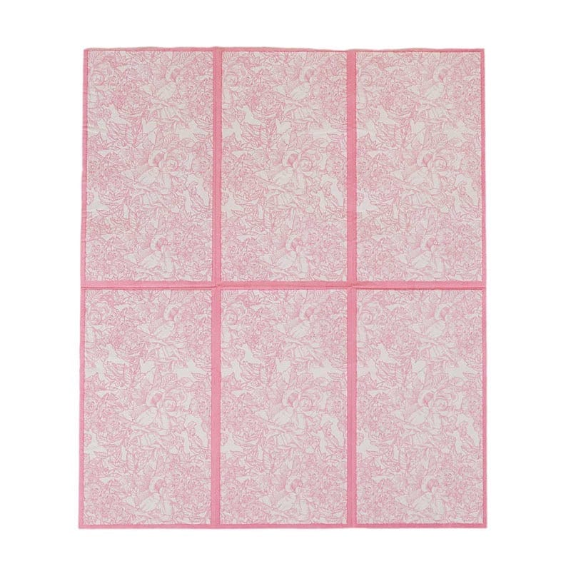 Pink Naps 25 Dinner Paper Napkins with Vintage Floral Print - Pink — LeilaniWholesale