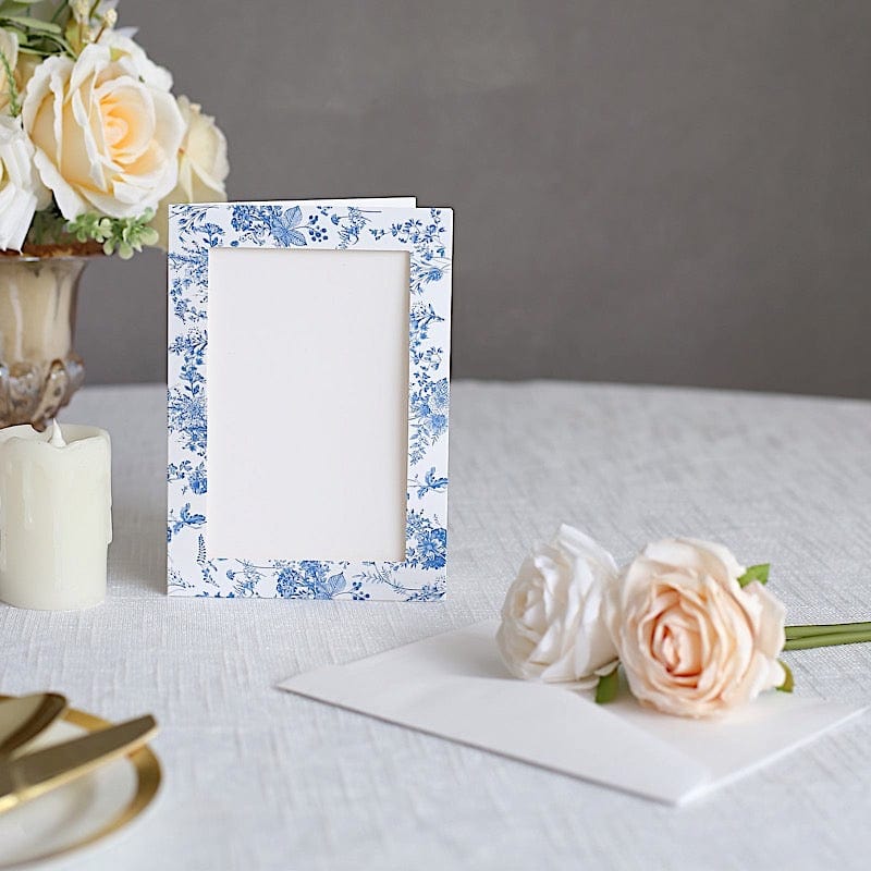 25 Floral Photo Frame Cards with Envelopes