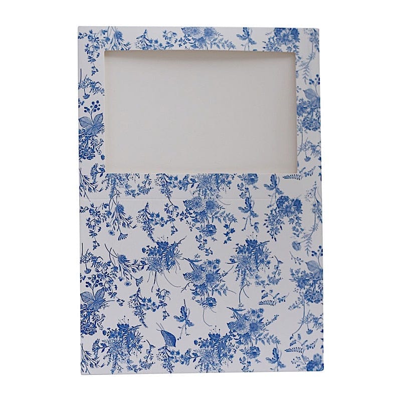 25 Floral Photo Frame Cards with Envelopes