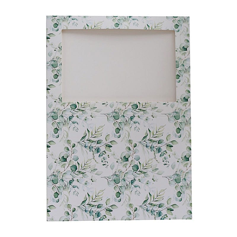 25 Floral Photo Frame Cards with Envelopes