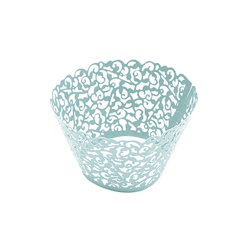 25 Laser Cut Lace Paper Cupcake Liners Muffin Wrappers