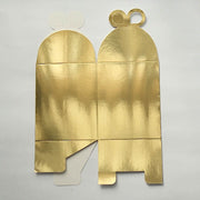 25 Metallic Foil Butterfly Top Favor Boxes