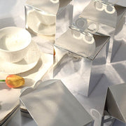 25 Metallic Foil Butterfly Top Favor Boxes