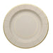 25 Metallic Round Paper Salad Dinner Plates with Textured Rim - Disposable Tableware DSP_PPR0011_8_TAUP
