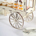 25" Mini Candy Cart Laser Cut Wooden Cupcake Dessert Stand - Natural CAKE_WOD013_NAT