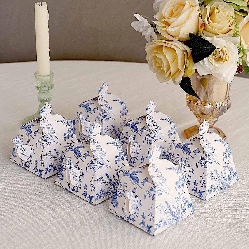 25 Mini Teapot Gift Boxes with Floral Print