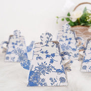 25 Mini Teapot Gift Boxes with Floral Print