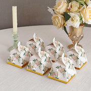 25 Mini Teapot Gift Boxes with Floral Print