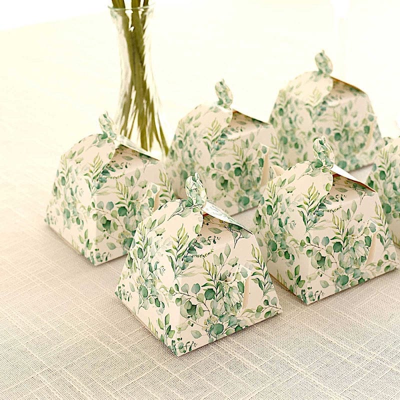 25 Mini Teapot Gift Boxes with Floral Print