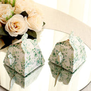 25 Mini Teapot Gift Boxes with Floral Print