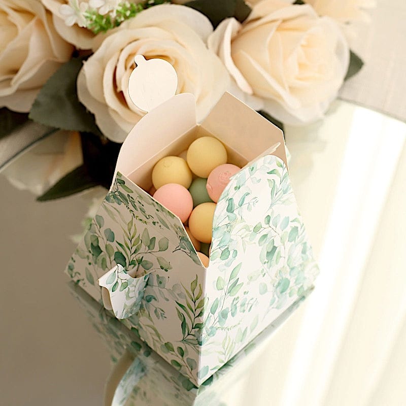 25 Mini Teapot Gift Boxes with Floral Print