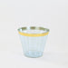 25 Pack 9 oz Plastiс Party Cups with Gold Rim - Disposable Tumblers
