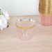 25 Pack 9 oz Plastiс Party Cups with Gold Rim - Disposable Tumblers