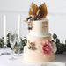 25 Palm Leaf Flower Ball Cake Toppers - Assorted CAKE_TOP_014_MIX_NAT