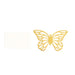 25 Paper Butterfly Place Card Holders with White Printable Cards