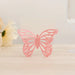 25 Paper Butterfly Place Card Holders with White Printable Cards