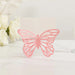 25 Paper Butterfly Place Card Holders with White Printable Cards