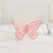25 Paper Butterfly Place Card Holders with White Printable Cards