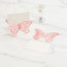 25 Paper Butterfly Place Card Holders with White Printable Cards