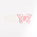 25 Paper Butterfly Place Card Holders with White Printable Cards