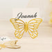 25 Paper Butterfly Place Card Holders with White Printable Cards