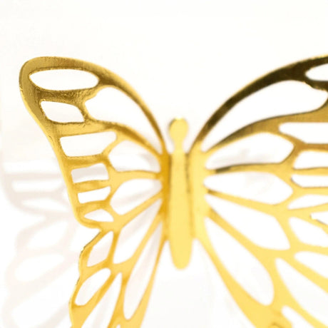 25 Paper Butterfly Place Card Holders with White Printable Cards