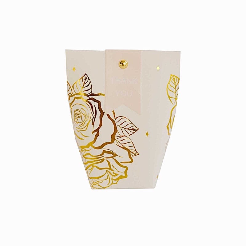 25 Paper Pouch Party Favor Boxes BOX_5X4_POCH02_WHT