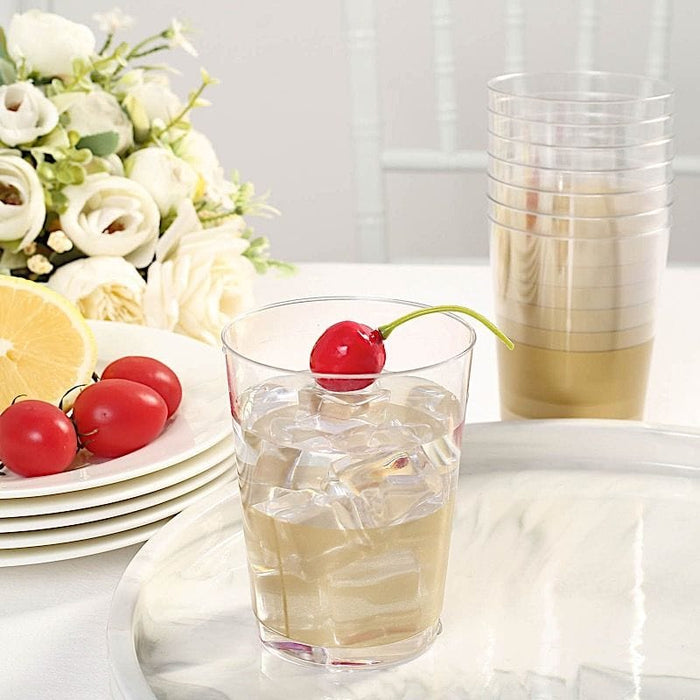 25 pcs 10 oz. Clear Plastic Cups - Disposable Tableware PLST_CU0035_CLR