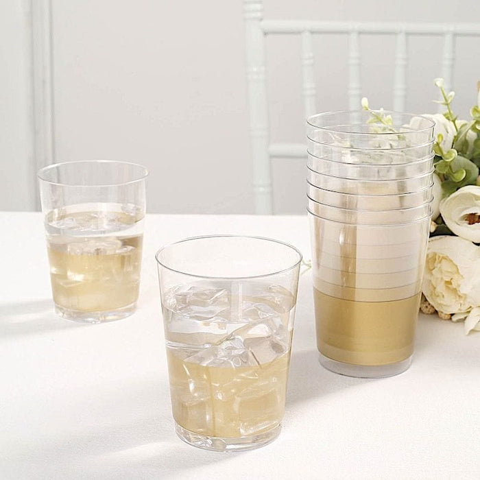 25 pcs 10 oz. Clear Plastic Cups - Disposable Tableware PLST_CU0035_CLR