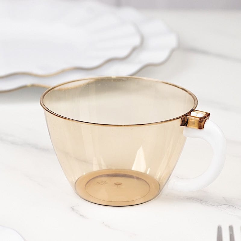 25 pcs 6 oz. Plastic Coffee Cups - Disposable Tableware