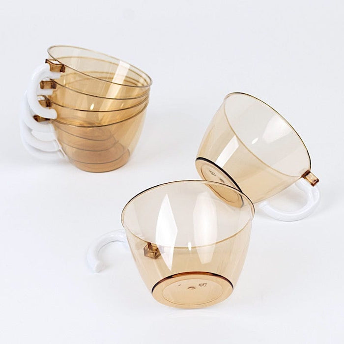 25 pcs 6 oz. Plastic Coffee Cups - Disposable Tableware