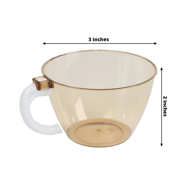 25 pcs 6 oz. Plastic Coffee Cups - Disposable Tableware