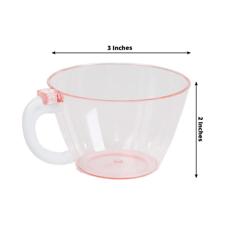25 pcs 6 oz. Plastic Coffee Cups - Disposable Tableware