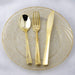 25 pcs Glittered Dinner Spoons - Disposable Tableware