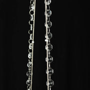 25" Round Acrylic Hanging Crystal Chandelier Cake Stand CHDLR_069_24_CLR