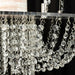 25" Round Acrylic Hanging Crystal Chandelier Cake Stand CHDLR_069_24_CLR