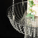 25" Round Acrylic Hanging Crystal Chandelier Cake Stand CHDLR_069_24_CLR