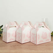 25 Tote Favor Boxes Floral Printed Gift Holders