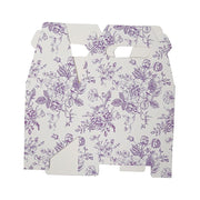25 Tote Favor Boxes Floral Printed Gift Holders