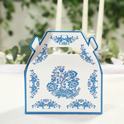 25 Tote Favor Boxes Floral Printed Gift Holders