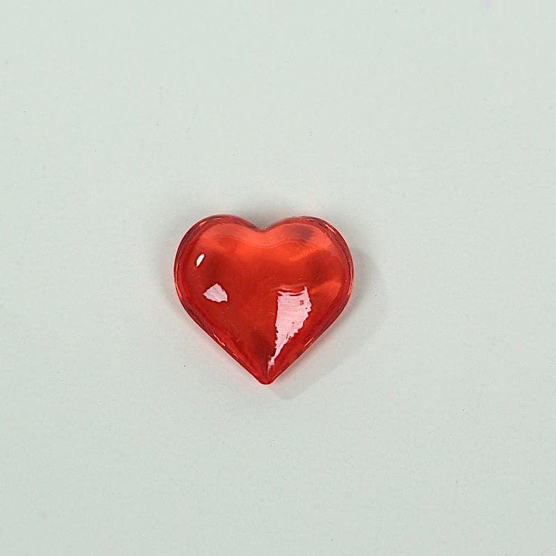 250 Acrylic Heart Diamond Gems Vase Fillers - Red ICE_HRT_RED